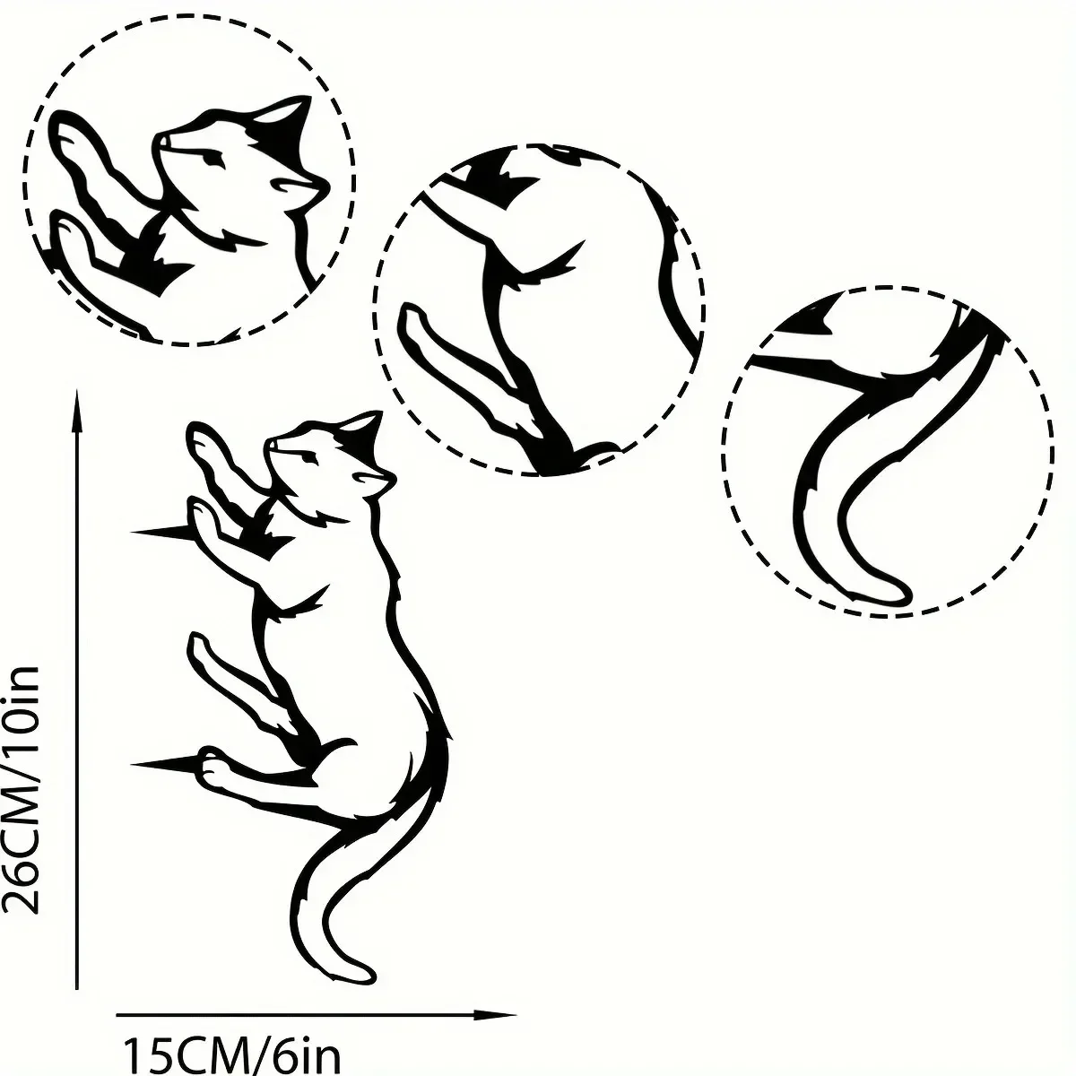 Металлическая кошачья декоративная стойка двор: деревенский уличный домашний