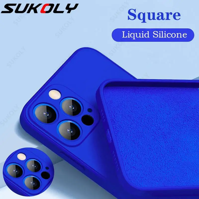 Original official Liquid Silicone Case For iPhone 14 Pro 11 13 12 Pro Max XS Max X XR Case For iphone 7 8 SE 2022 Soft Cover