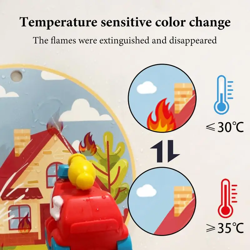 Zabawki wiewiórki wodnej Czujnik temperatury Strażak Wiewiórka wodna Gra w wodę Walka z gładkimi krawędziami na basen