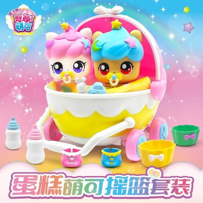 Фото Hot Catch Teenieping Magic Sweet Heart Star Series Cradle Set Коллекция аниме Фигурки Kawaii Модель Фигурка Детские игрушки Подарочный декор №2