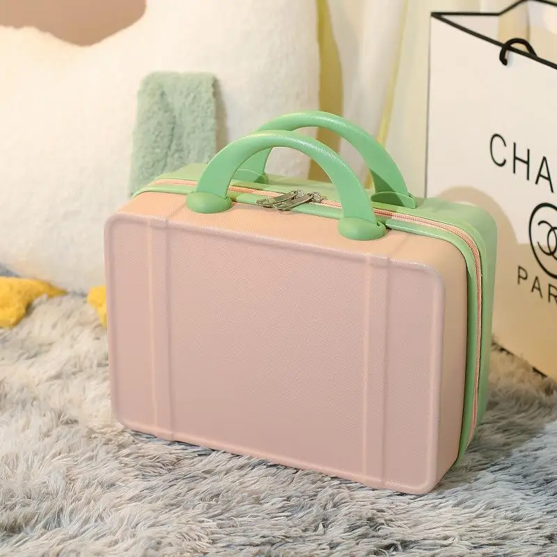 2022 New Retro 14-inch Mini Cartoon Makeup Suitcase