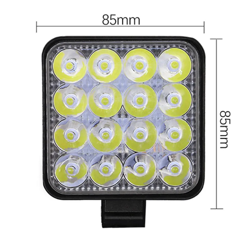 

SUV Working Lights Shock-proof 1000LM Stainless Steel 16LED 48W Driving