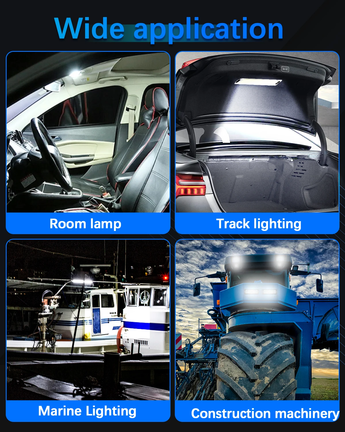 Fenikso Рабочий светильник светодиодный аксессуары для грузовиков внутреннего