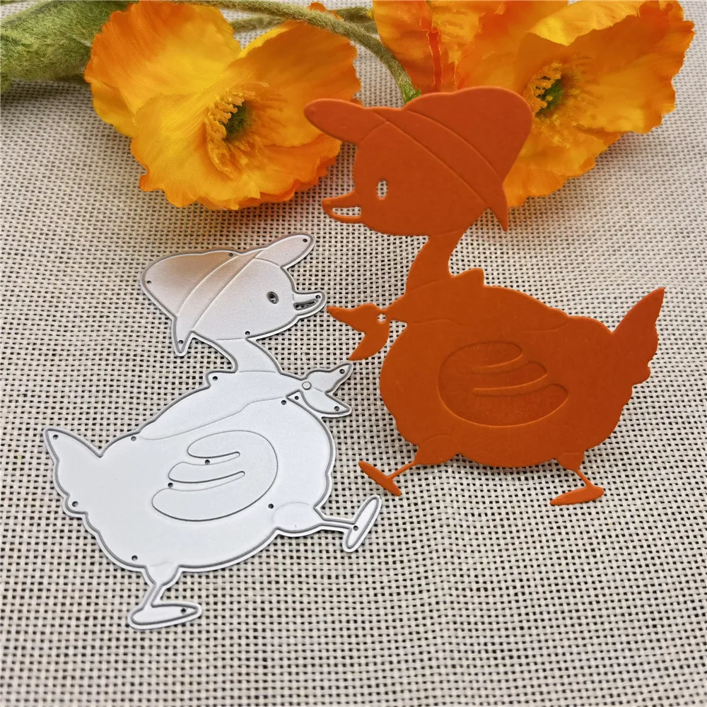 

Металлические высекальные штампы в виде уток, фотоальбом, картонная бумага, тиснение, рукоделие, вырезанные штампы