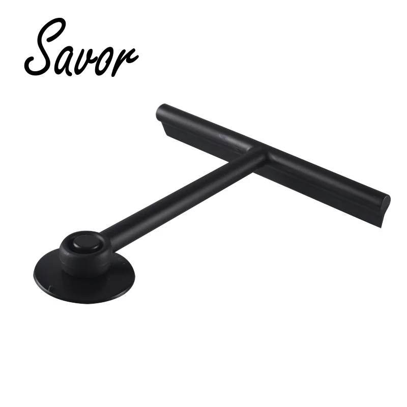 

Household Glass Wiper Cleaning Bathroom Mirror Cleaner with Silicone Blade Holder Hook Car Glass Shower Squeegee Window Scraper