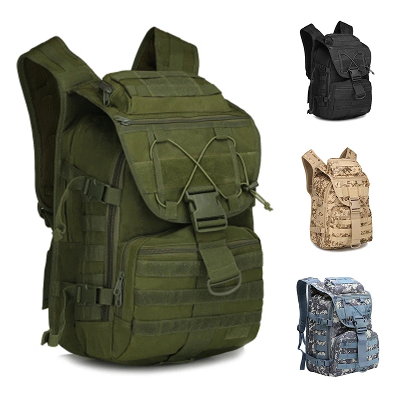 50L Army Military Tactical Backpack Softback Outdoor Waterproof Sports Rucksack EDC Molle Backpacks Trekking Camping Travel Bag
