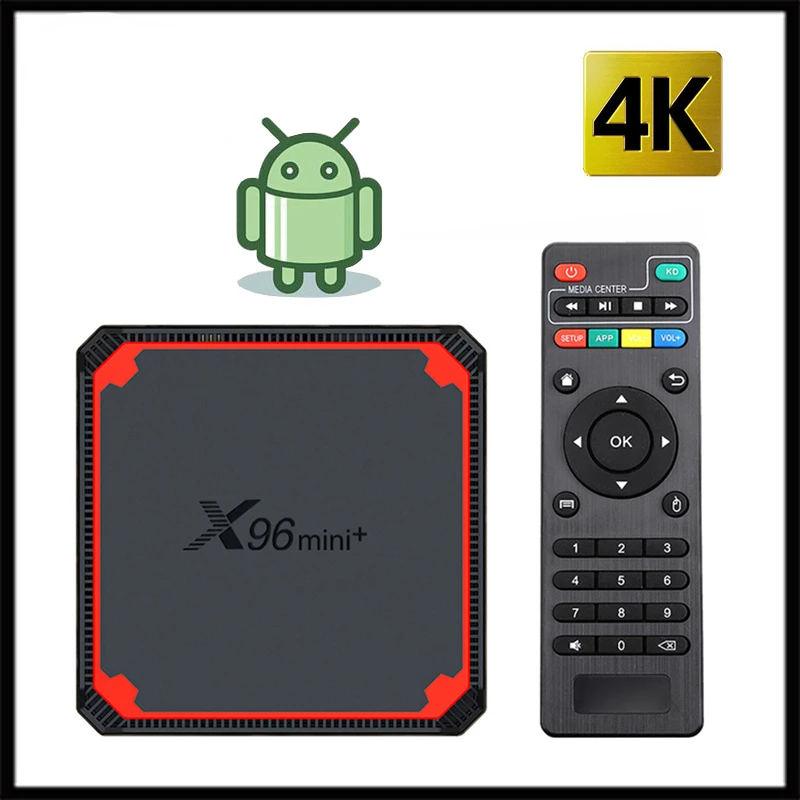 

X96 Mini Plus Tv Box Android 9.0 Amlogic S905W4 Quad Core A53 5G Dual Wifi 4K Set Top Box X96mini+ 2G 16G Smart Media Player