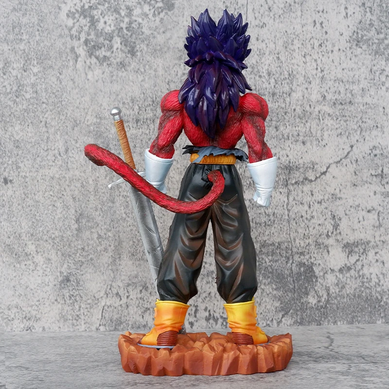 Аниме Dragon Ball Z Trunks Фигурки Future Ssj4 Фигурка 28 см ПВХ GK Статуя Коллекция Модель