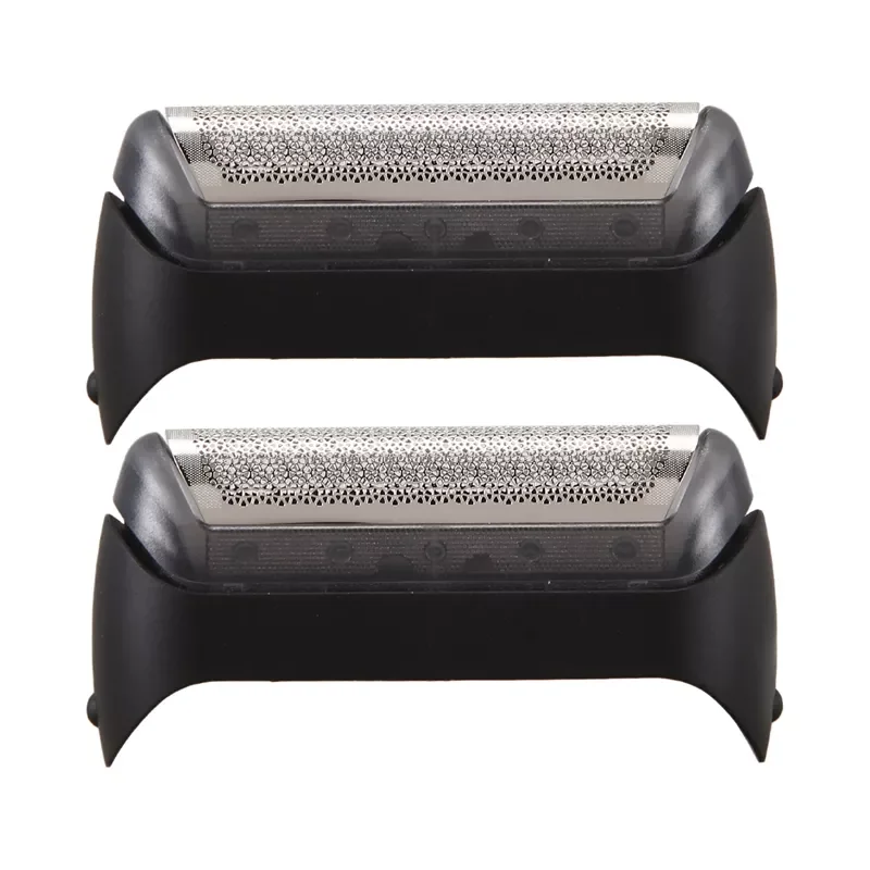 

SANQ 2 Pcs Electric Mesh Durable Shaver Foil Head Parts for Braun 10B/20B Model 190 180 170 1775