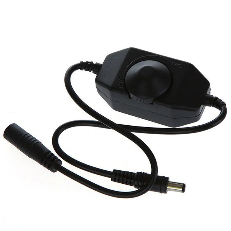 

LED Dimmer Mini DC 12V-24V Manual Knob LED Dimmer Switch Controller Single Color for Led Strip Adjust Brightness on/Off