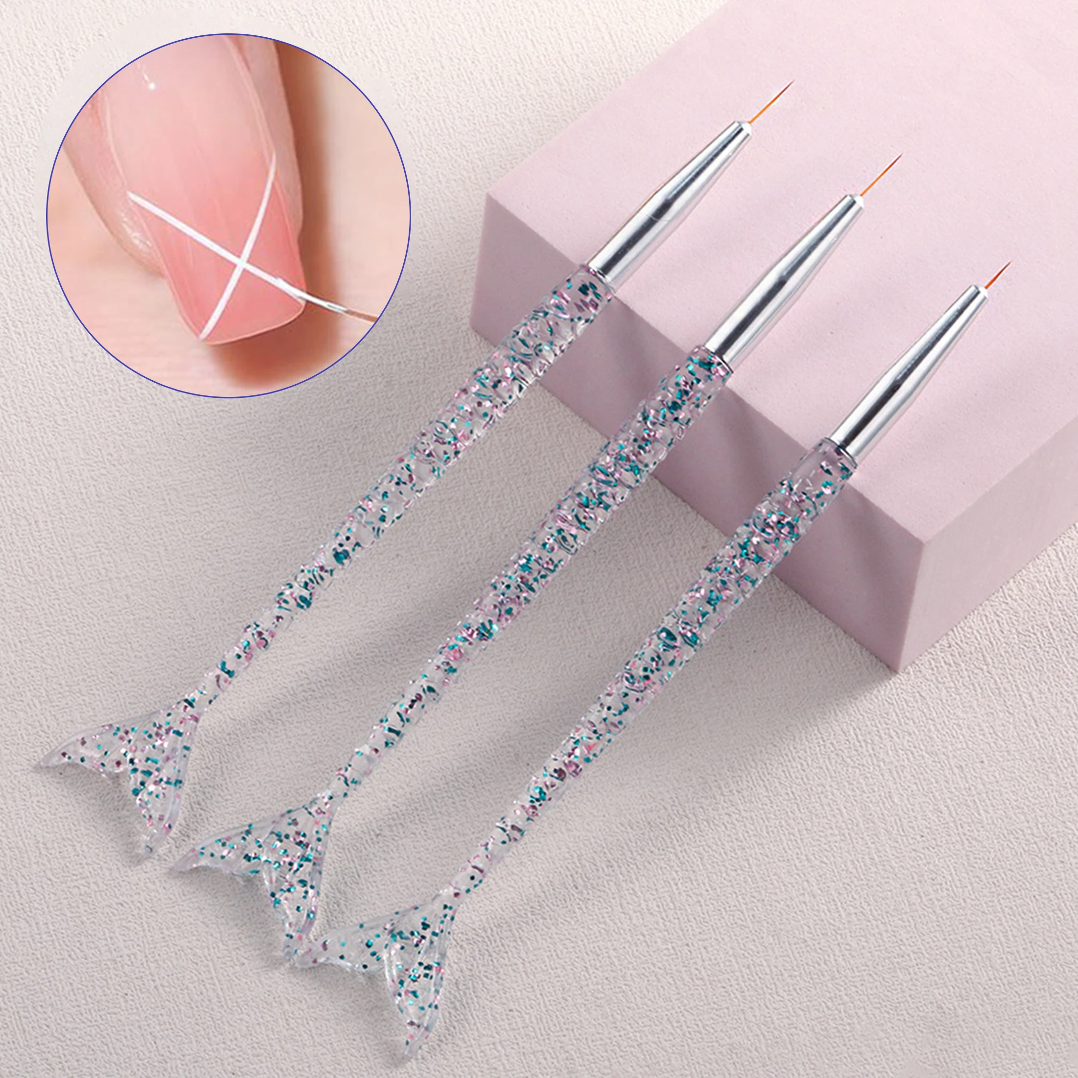 3 шт. ручка для рисования с деревянной ручкой инструмент Professionnel кисть дизайна