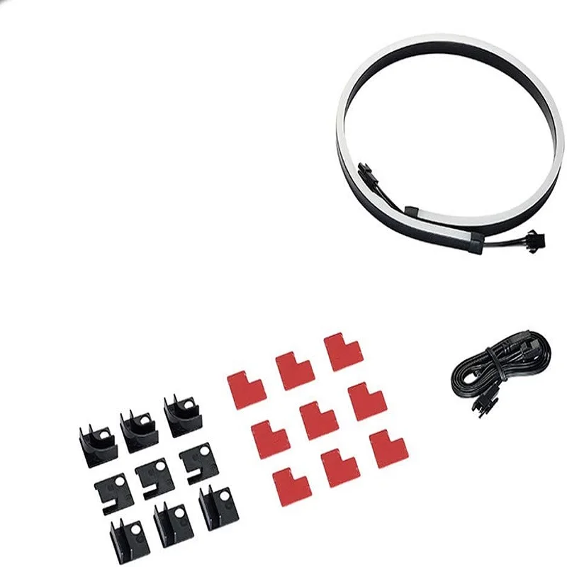 

ARGB Neon Computer Case Decoration LED Strip Light Header Light ARGB Computer Case Decor Motherboard LED Light Strips Set