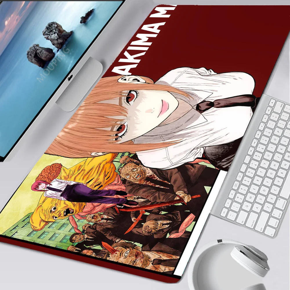

Chainsaw man Machima anime surrounding oversized game office non-slip lock edge mouse pad mouse pad mouse keyboard set notebook