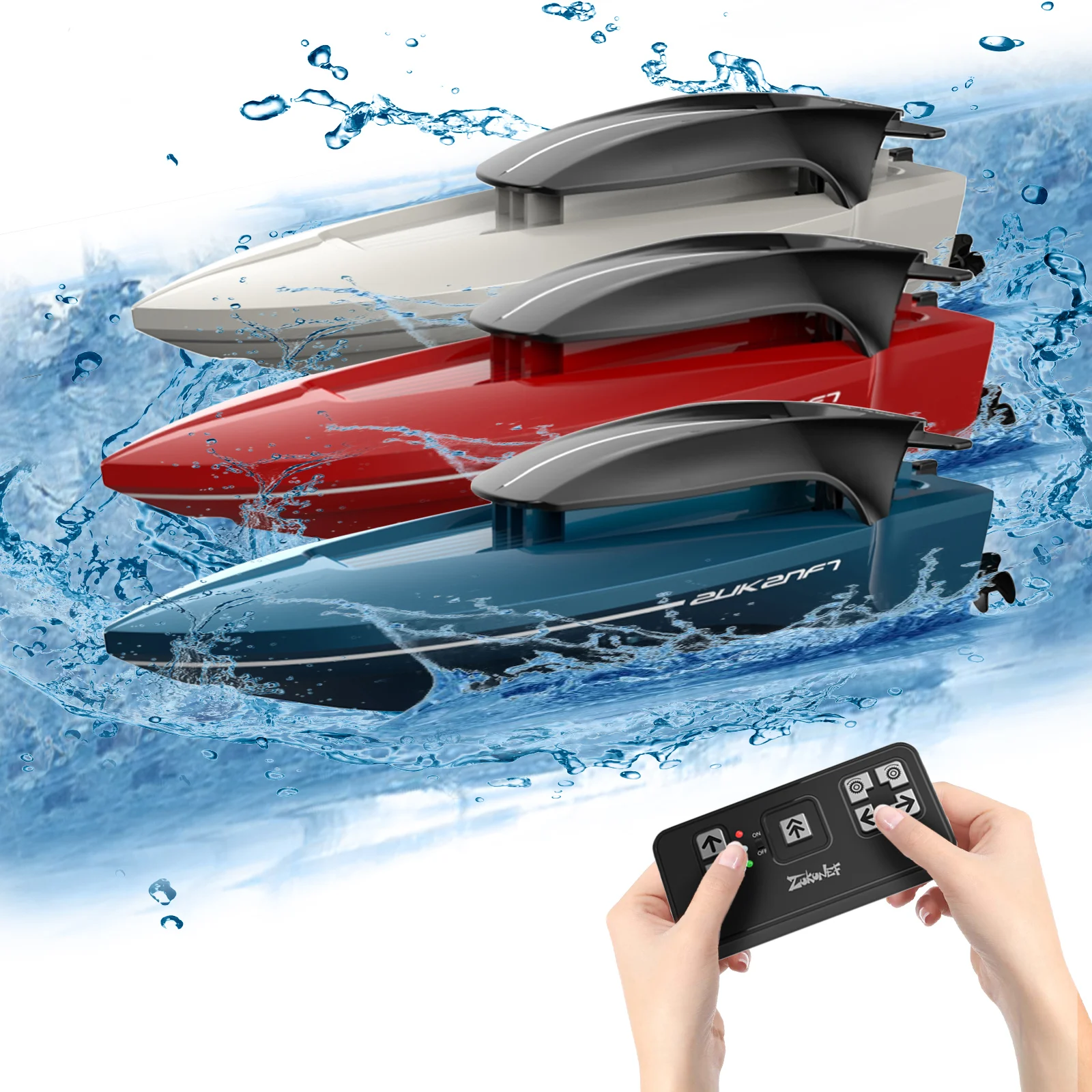 

10km/h 2.4ghz 4 Channels Mini Rc Boat Induction Remote Control Speedboat Outdoor Bath Water Toys Watercraft for Kids Adults
