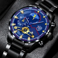 fashion mens watches luxury stainless steel quartz wristwatch luminous clock men business casual leather watch relogio masculino