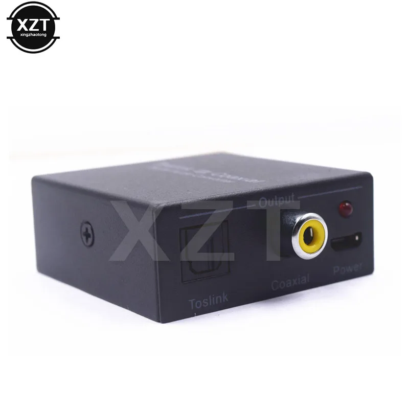 Цифровой коаксиальный Toslink 3 5 мм оптический в аналоговый L/R RCA аудиоконвертер