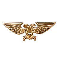 cartoon double headed eagle metal pin accessories fashionable creative cartoon brooch lovely enamel badge clothing accessories