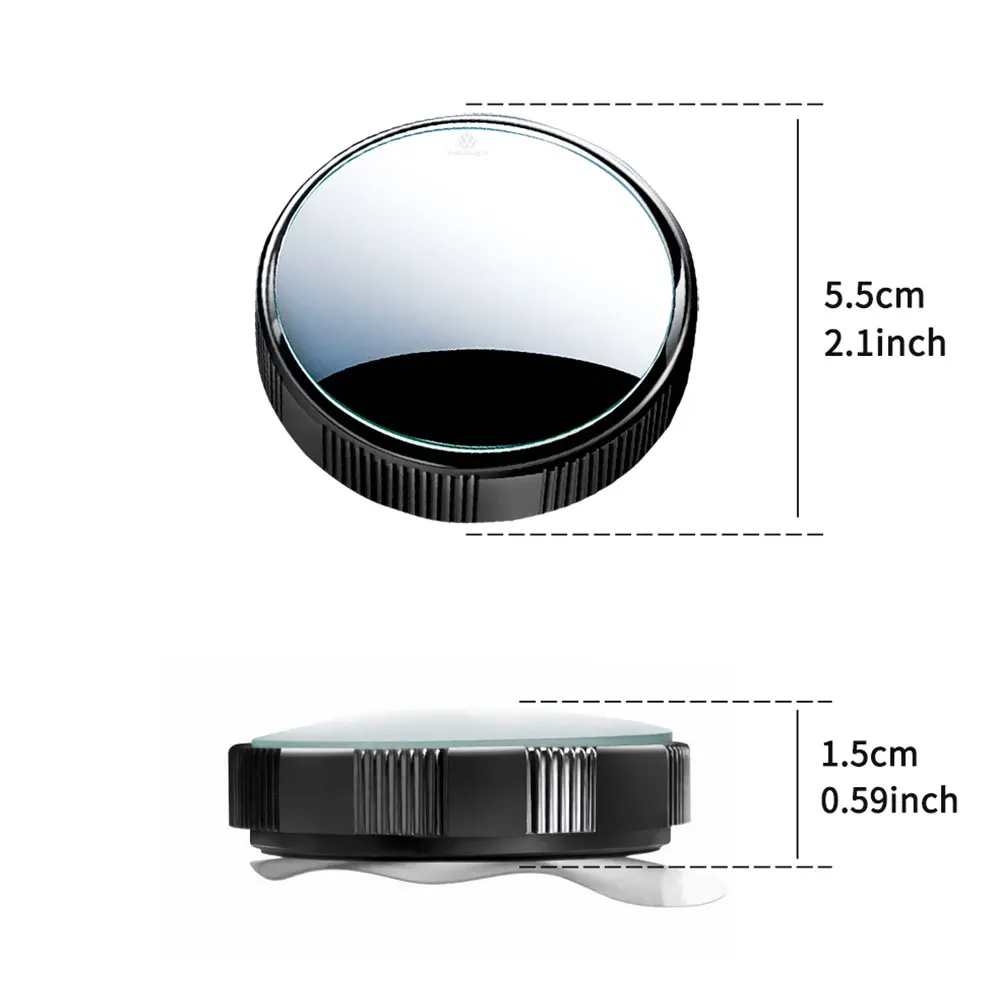 2 шт./комплект автомобильные вспомогательные зеркала заднего вида с поворотом на