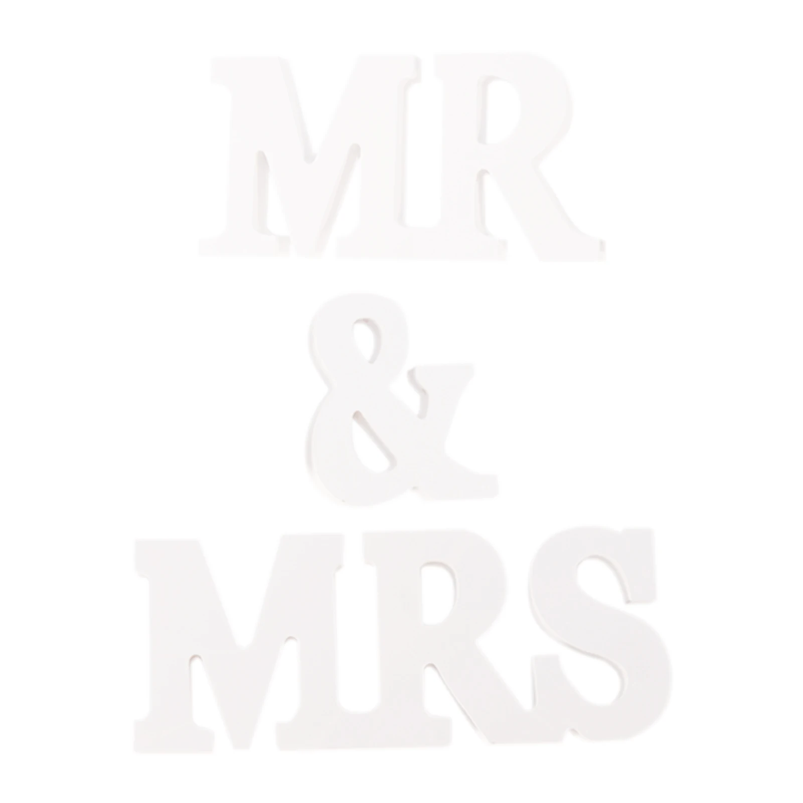 

Mr&Mrs+LOVE Wooden Letters Wedding Reception Sign Solid Table Centrepiece Decor