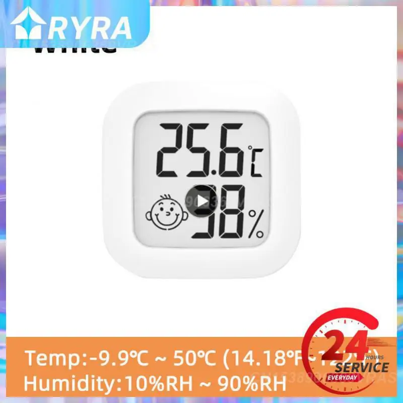 

Electronic Temperature And Humidity Meter Mini Upgrade Gauge Weather Station Room Thermometer Room Humidity Gauge Meter Indoor