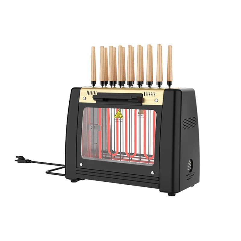 1200w 220v household small smoke free electric oven automatic rotating kebab transmission machine barbecue box bdb201901 free global shipping