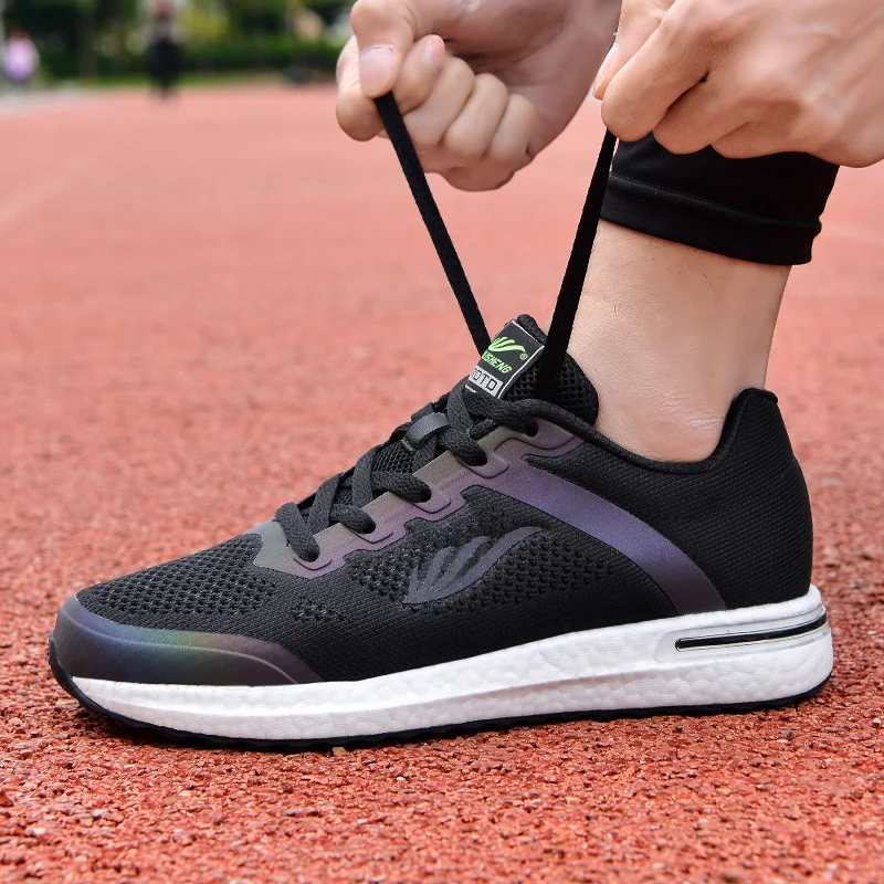 

Мужские беговые кроссовки Jumpmore, Черная спортивная обувь, размер 35-46