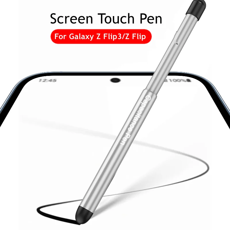 

Емкостная ручка для сенсорного экрана для Samsung Galaxy Z Flip 3 5G, выдвижной стилус, сенсорная ручка без Bluetooth (только ручка без чехла)