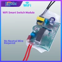 Bingoelec DIY Wifi Smart Light Switch No Neutral Wire Smart Home Universal Module Remote Control Works with Alexa Google Home