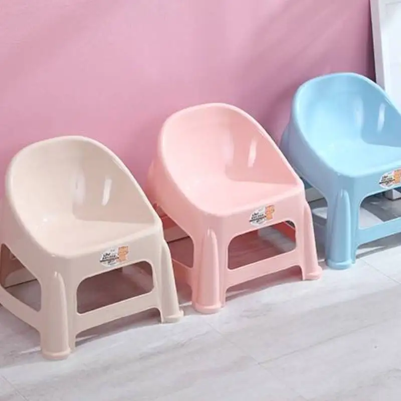 

Children's Chair 플라스틱 의자 Non-slip Baby Low Plastic Chair For Bedroom Living Room стулья Kindergarten Stool