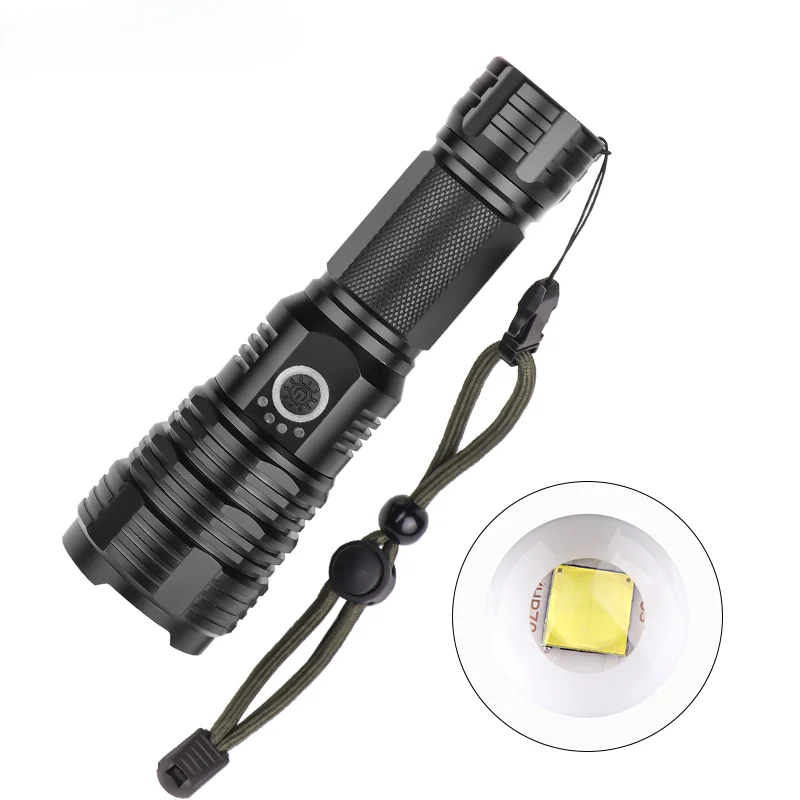 

Мощный светодиодный фонарик XHP70 с цифровым дисплеем, яркий фонарь, USB-зарядка, тактический фонарь для кемпинга