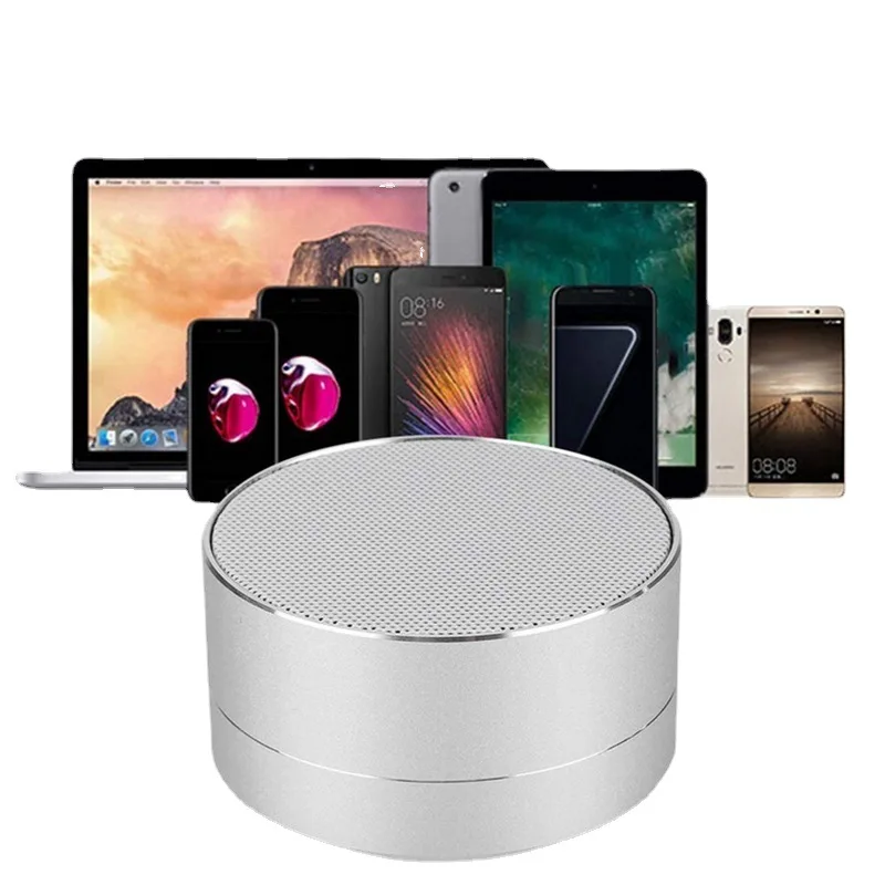 

A10 Mini Wireless Speaker Portable Speaker Bluetooth Sound Column Metal Low Speaker Speaker