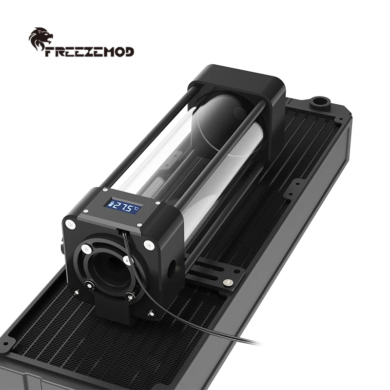 FREEZEMOD квадратный компьютерный охладитель воды акриловый резервуар для