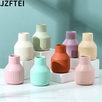 ceramic vases for homes room decor aesthetic colorful for dining table nordic for fake flowers home bathroom plant accessories