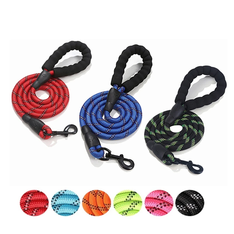 

Strong Dog Leash Cushioning Elasticity Pet Leashes Outdoor Reflective Dog Lanyard for Big Small Medium Dogs Drag Pull Tow Belt