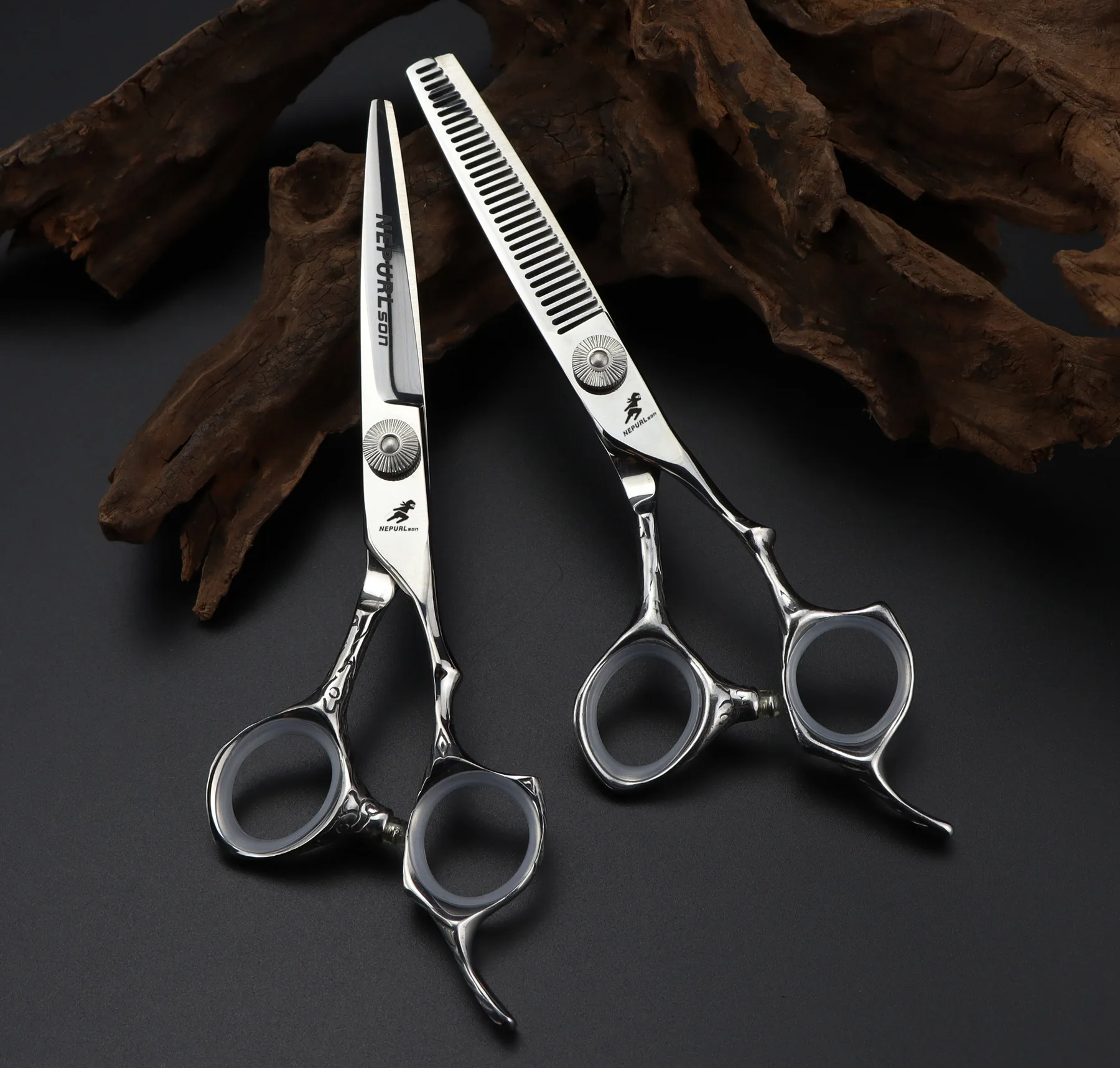 

Профессиональные парикмахерские ножницы, стальные инструменты для стрижки и филировки, 6 дюймов, 440с, для правой руки