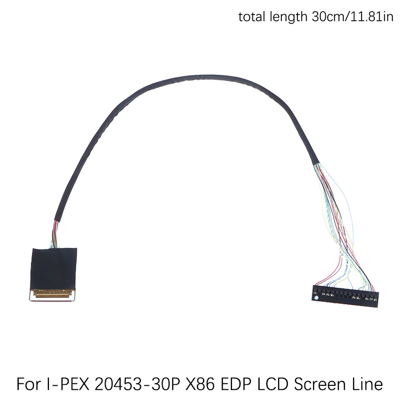 

30-контактный кабель для промышленного управления для экрана материнской платы X86 EDP, ЖК-экран, кабель для LVDS, кабель для экрана материнской платы, сигнальная линия