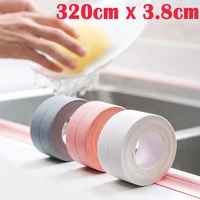 bathroom pvc waterproof tape sink bath stove crack dust sealing tape cropped self adhesive wall sticker kitchen sealant tapes