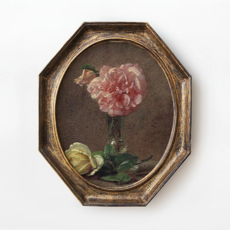 

Retro Small Art Home Decorative Paintings Living Room French Wall Paintings American Light Luxury Background Wall Hanging Decor