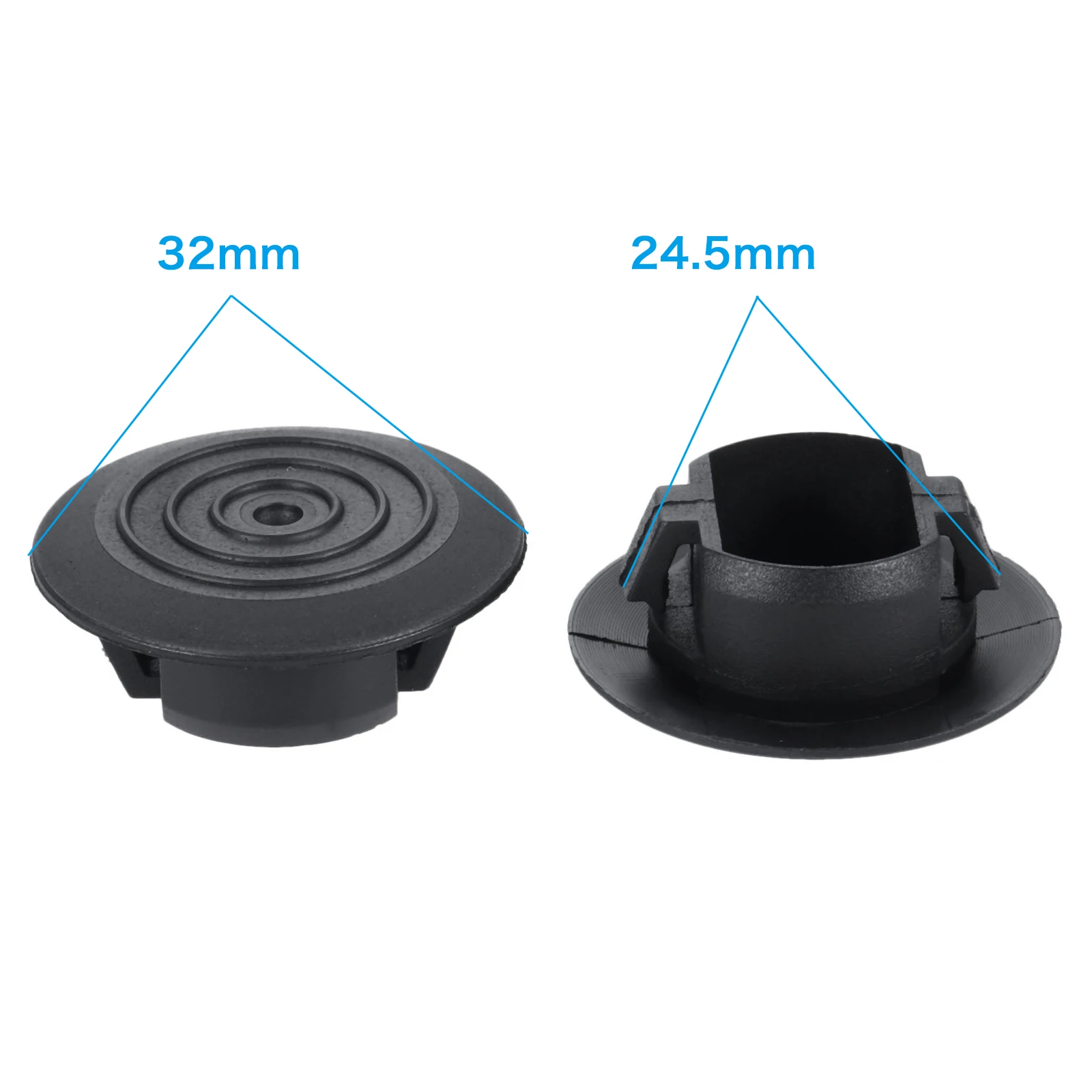 

20 шт. черные Автомобильные пластиковые зажимы для TOYOTA Corolla, зажимы для отделки боковой юбки Camry, зажим для двери Vios, крыло, дренажное отверстие, крышка 10 20 50