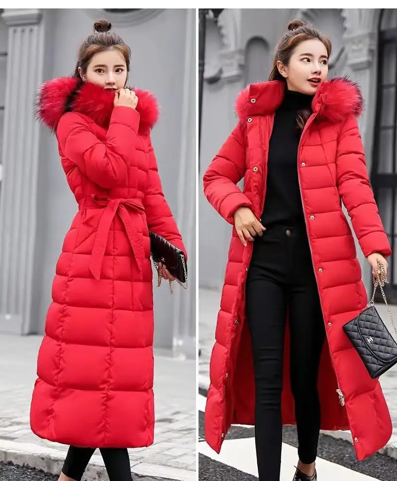 

Down Jas 2022 Vrouwen Herfst Winter Mode Warme Dikke Donsjack Jas Dames 2021 Oversized Lange Jas Parka Vrouwelijke jas