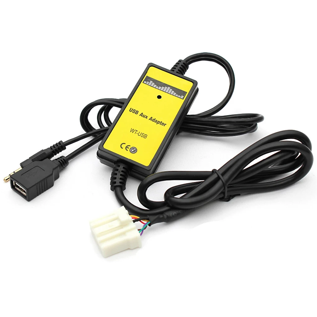 Автомобильный аудиоадаптер AUX USB для CD-чейнджеров без помех, цифровой кабель MP3 (art.: 3920da4d2c8de) - 3920da4d2c8de