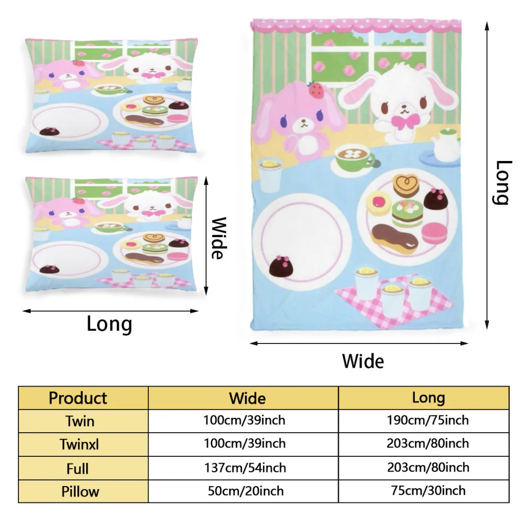 Комплект простыней Sugarbunnies из одного постельного белья, полный чехол, одинарный льняной пододеяльник (art.: 3920c979dedec) - 3920c979dedec