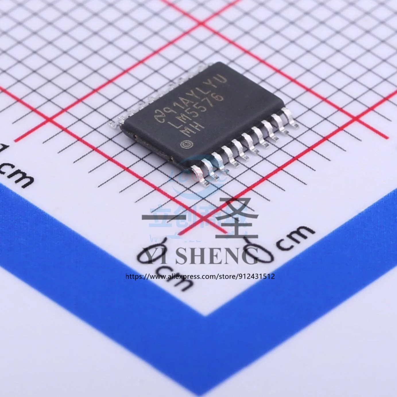 

2pcs/Lot LM5576MHX/NOPB TI HTSSOP-20