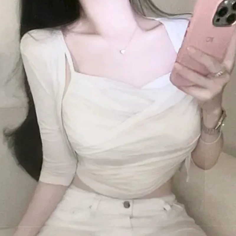 Эластичный удобный однотонный облегающий пикантный и модный плиссированный