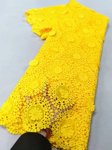 Нигерийская кружевная ткань с гипюровым шнурком жаккардовая парчовая ткань 2024, Высококачественная 100% хлопковая ткань, африканские кружевные Швейные материалы