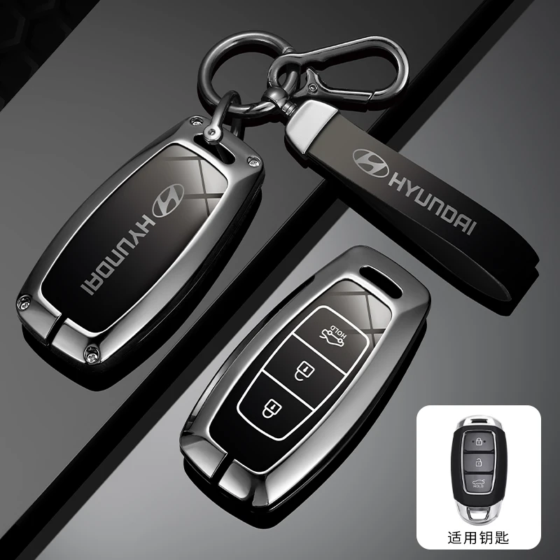 Модный чехол для автомобильного ключа с градиентом из ТПУ брелок ключей Hyundai Palisade