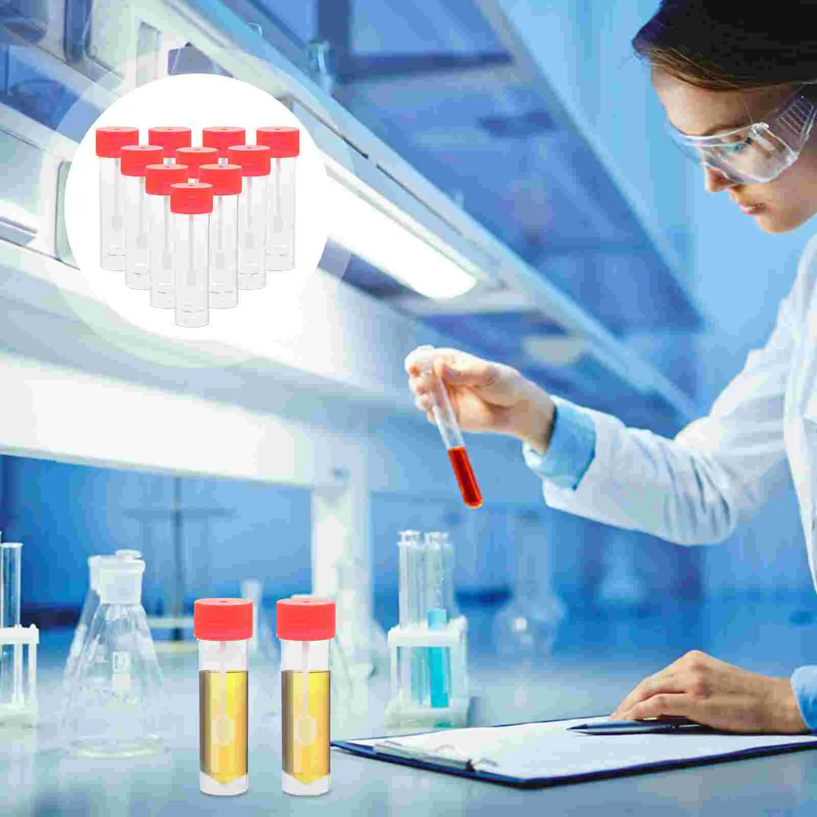 

Specimen Sample Cups Urinelidscup Container Bottle Sterile Vialvials Collection Collector Tubes Bottles Empty Mini Cap Clear