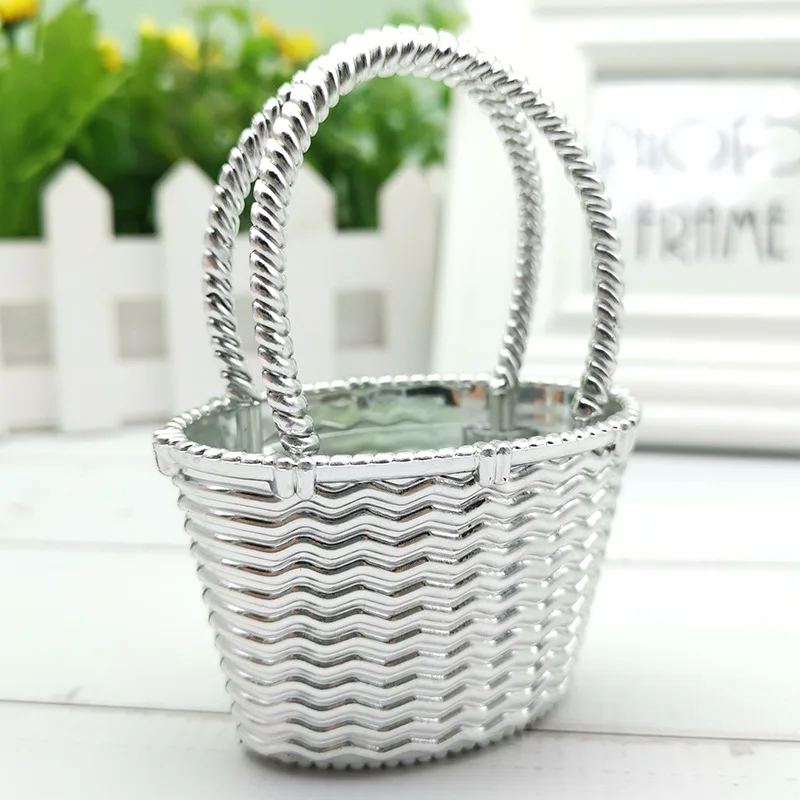 Трансграничная поставка Креативная золотая и серебряная коробка для свадебных