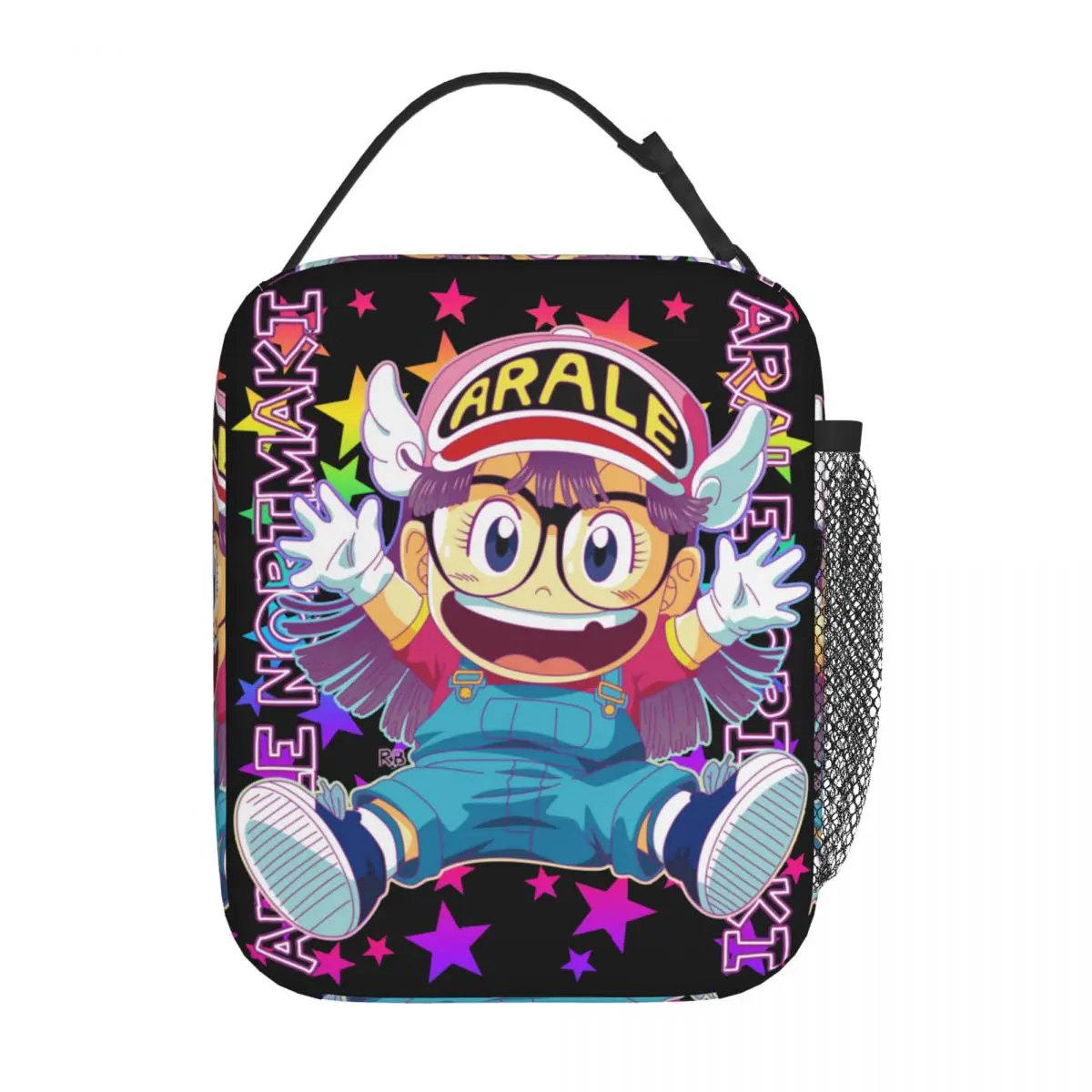 

Cute Arale Norimaki Dr Slump Thermal Insulated Lunch Bags School Dr. Slump Portable Bag for Lunch Cooler Thermal Lunch Box