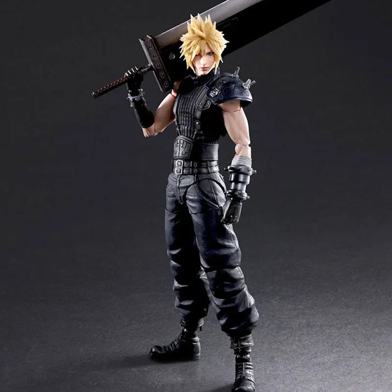 

[В наличии] оригинальная финальная фантазия VII PLAY ARTS Cloud Strife коллекция экшн-фигурки аниме модели игрушки для подарка на день рождения